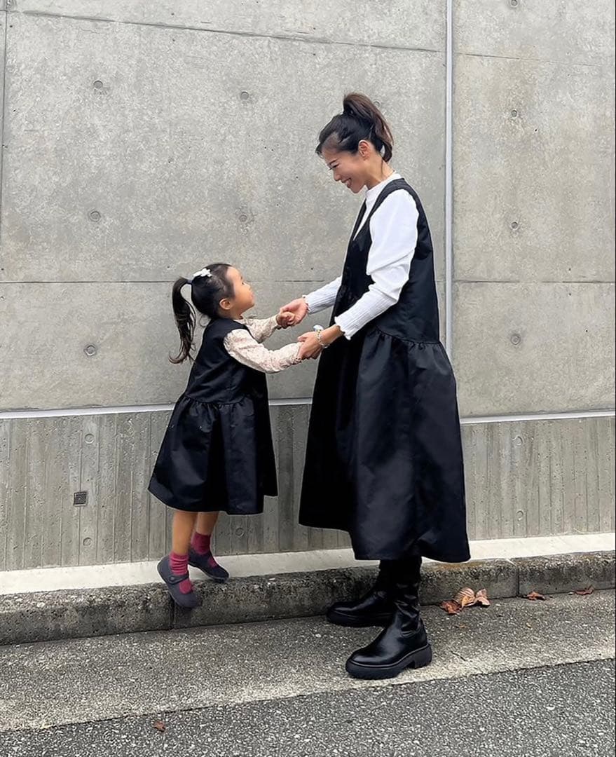 bow.a キッズナイロンスカート