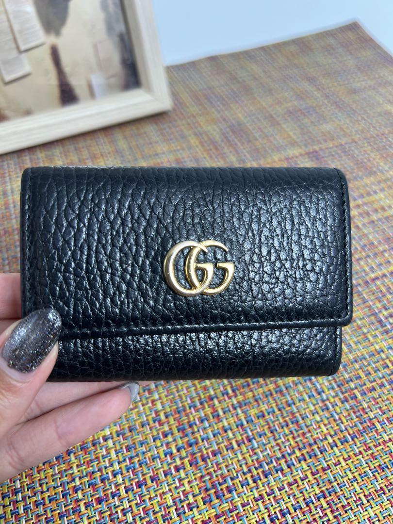 ✨美品✨ GUCCI グッチ GGマーモント 6連キーケース ブラック
