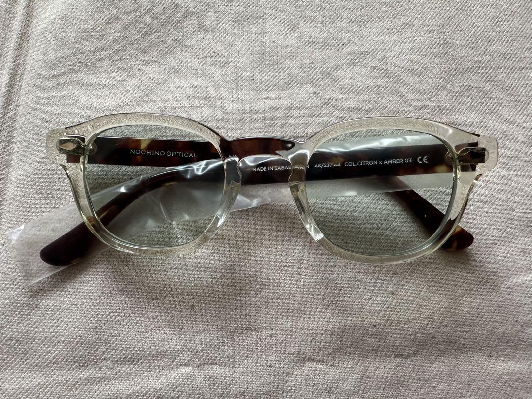 新品 ノチノオプティカル nochino ♯5アンバー 調光 nochino