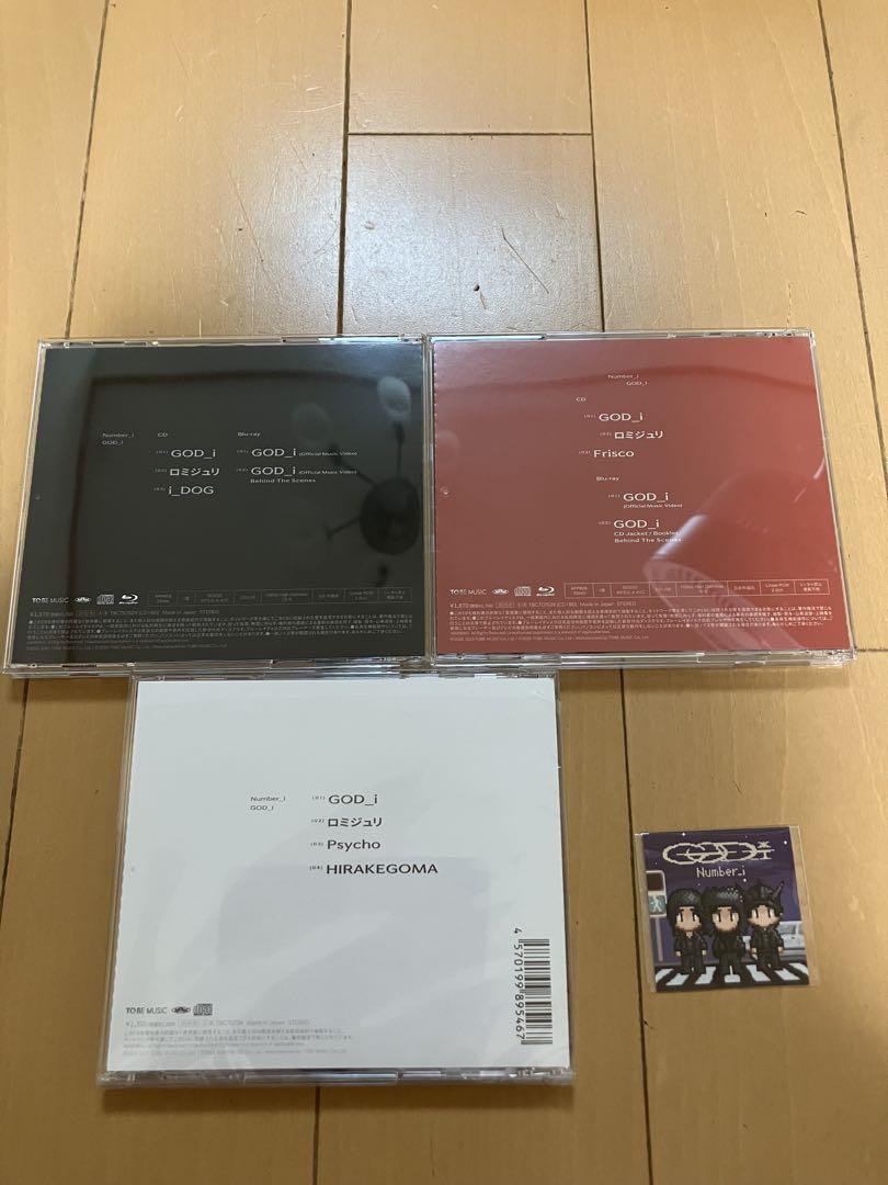 Number_i GOD_i 3形態CDDVD ステッカー付き