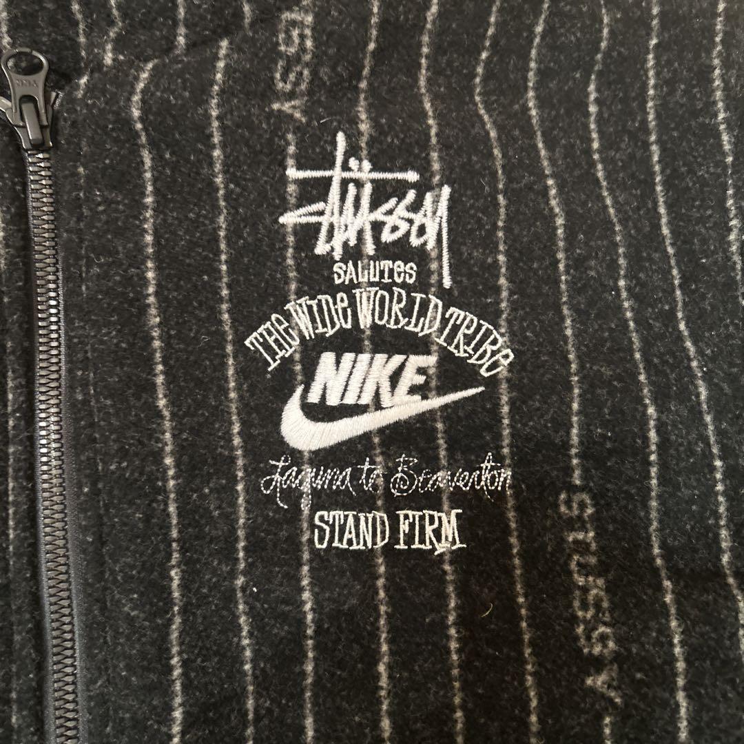 Nike Stussy Striped Wool Jacket