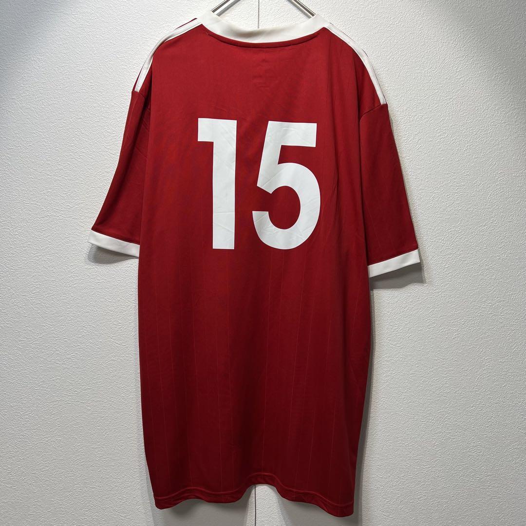 【US規格】希少 アディダス CULPEPER サッカーシャツ レッド 赤 L