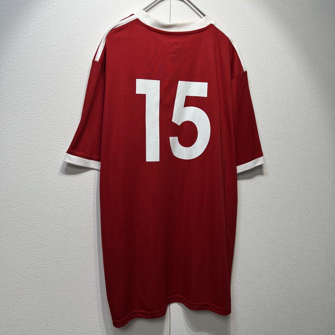 【US規格】希少 アディダス CULPEPER サッカーシャツ レッド 赤 L