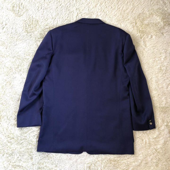 ウール 美品✨ 金ボタン セットアップスーツ 紫 LL SjPD9-m36172501039 coxtext 菅田将暉 80s しません