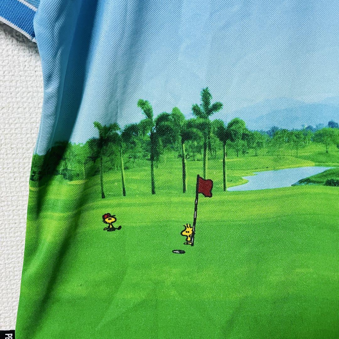 新品タグ付き 23区ゴルフ　PEANUTS スヌーピー コラボ ポロシャツ