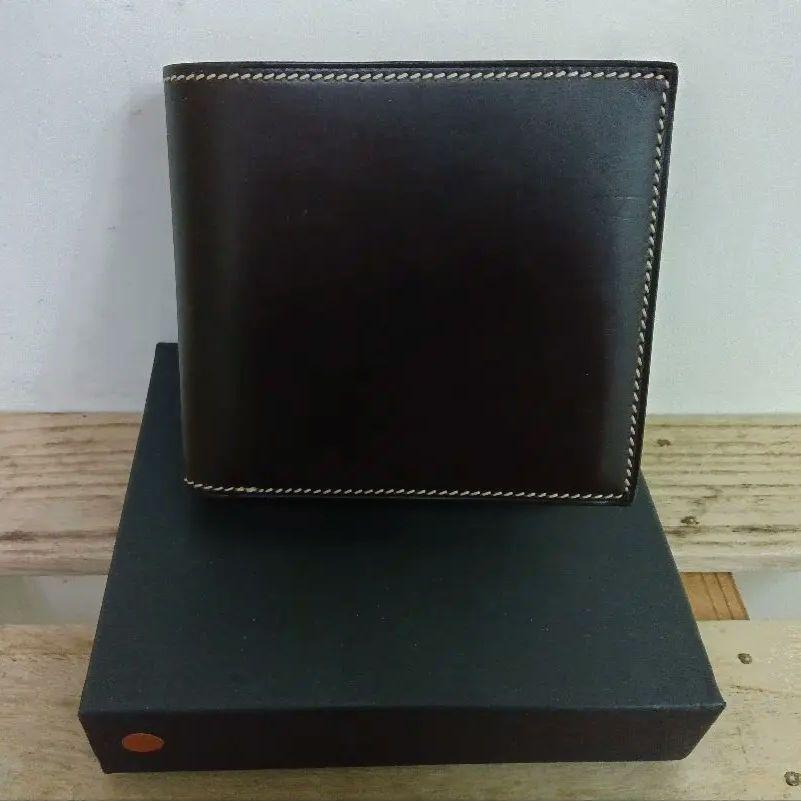 万双　ブライドル 二つ折り財布（小銭入付）