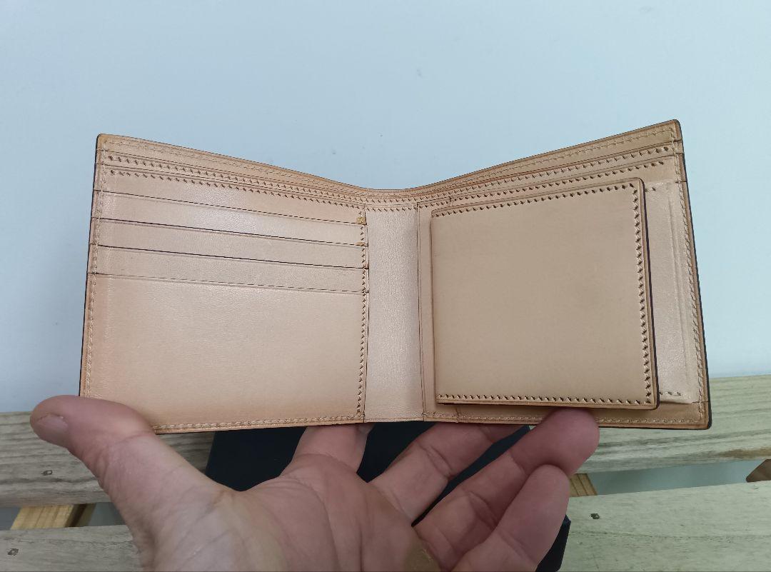 万双　ブライドル 二つ折り財布（小銭入付）