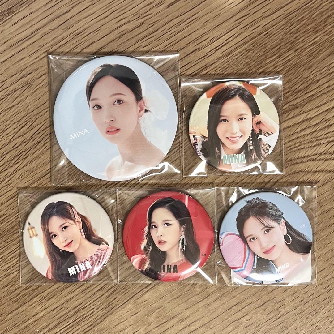 TWICE ミナ 缶バッチ 缶バッチ 5個セット まとめ売り - メルカリ