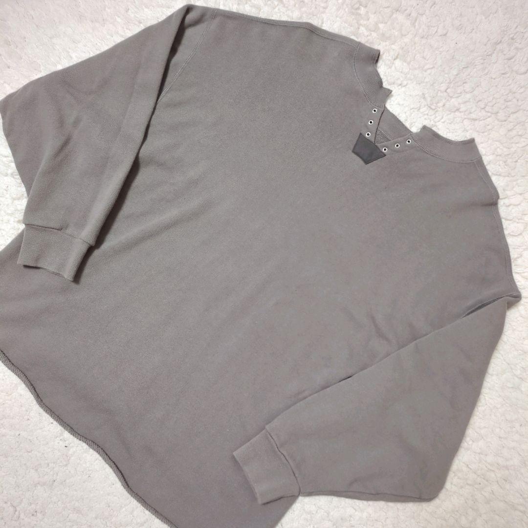 良品 IENA LA BOUCLE ドライコットン 裏毛プルオーバー グレー