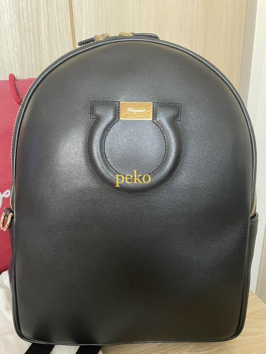 最安値低価 Salvatore リュック ブラック XLJe4-m36180663043 Ferragamo 新品NEW