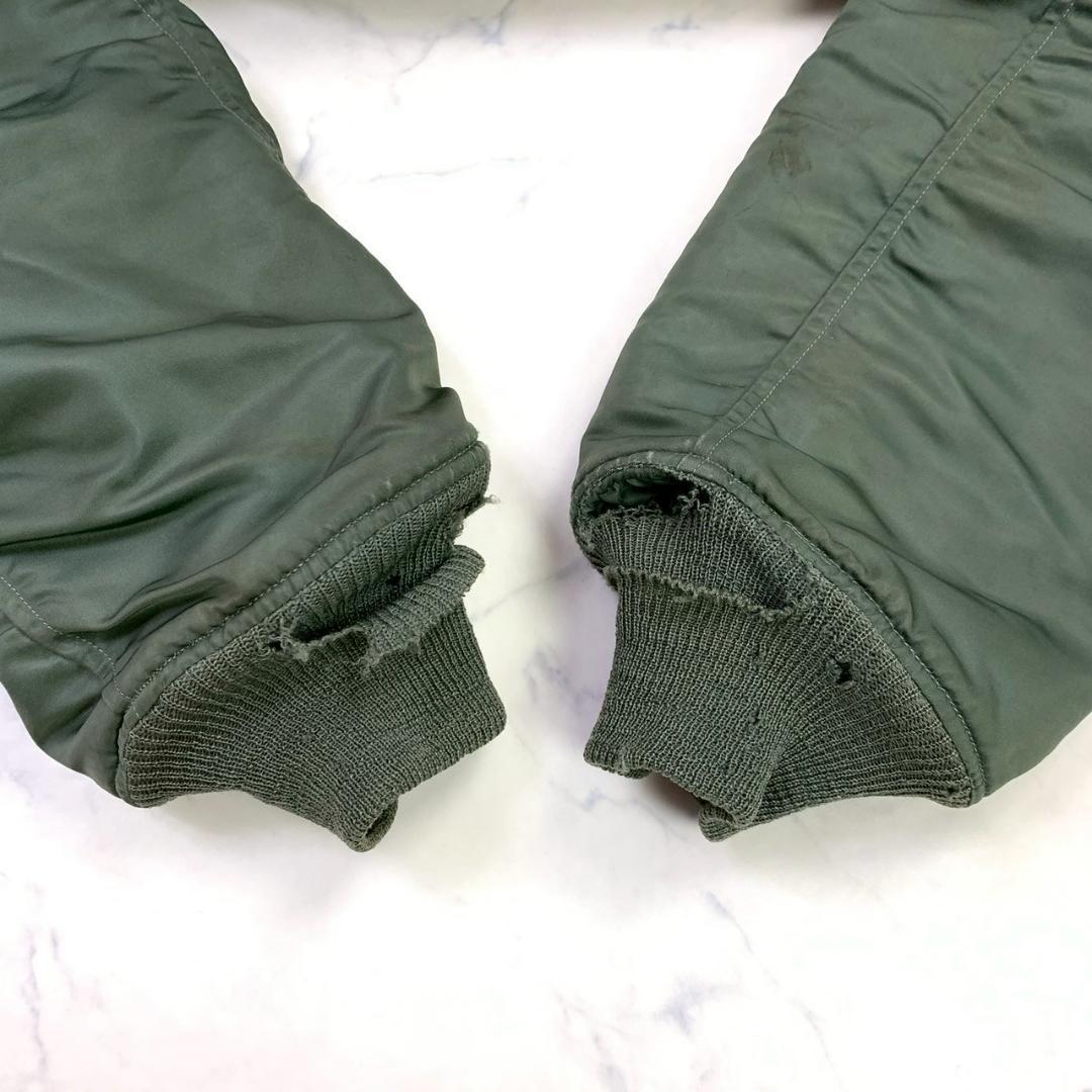 超希少★ 黒タグ 60s 米軍実物 N-2B ウィスコンシン社製 M　D188