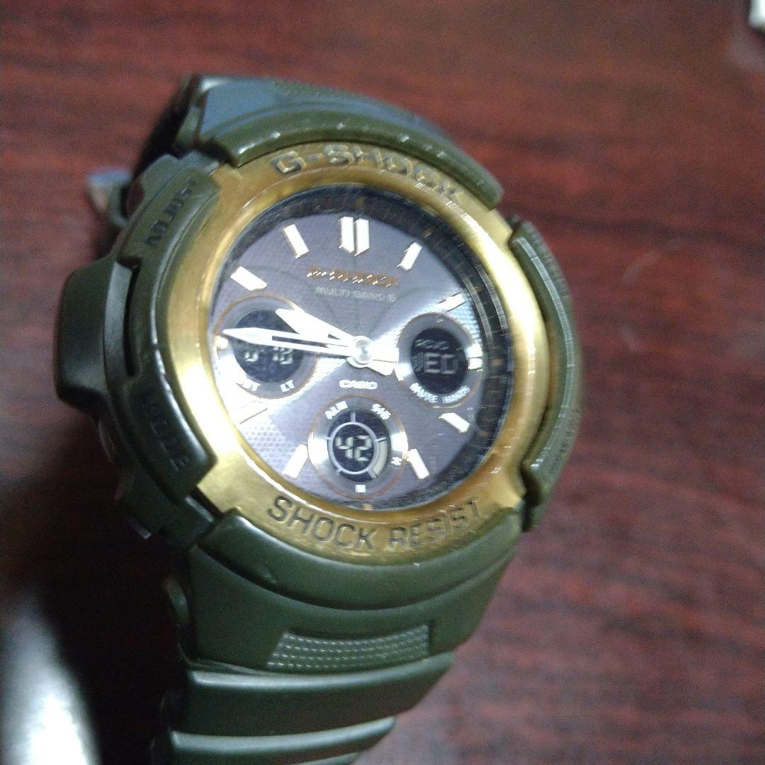G-SHOCK オリーブグリーン 電波ソーラー（MULTIBAND6）稼働品
