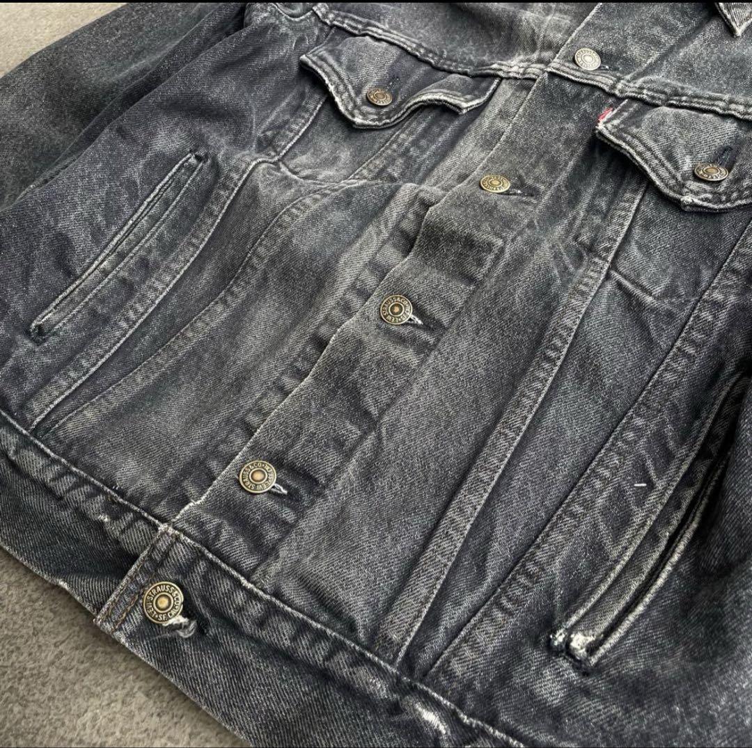80s Levi's 70506 先染め ブラックデニム 70507 usa