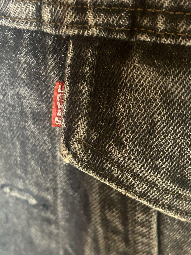 80s Levi's 70506 先染め ブラックデニム 70507 usa