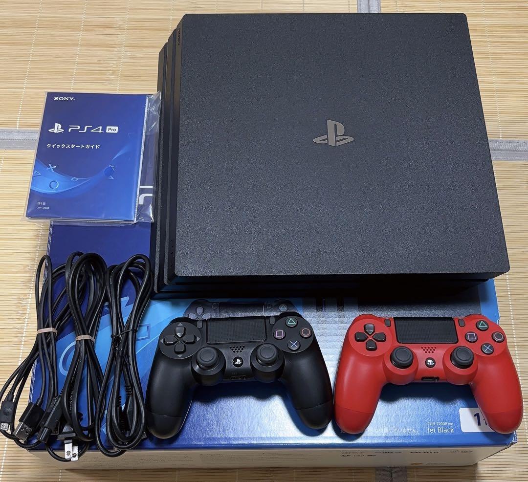 【最終値下げ!】PlayStation4 Pro ジェット・ブラック 1TB 画像1