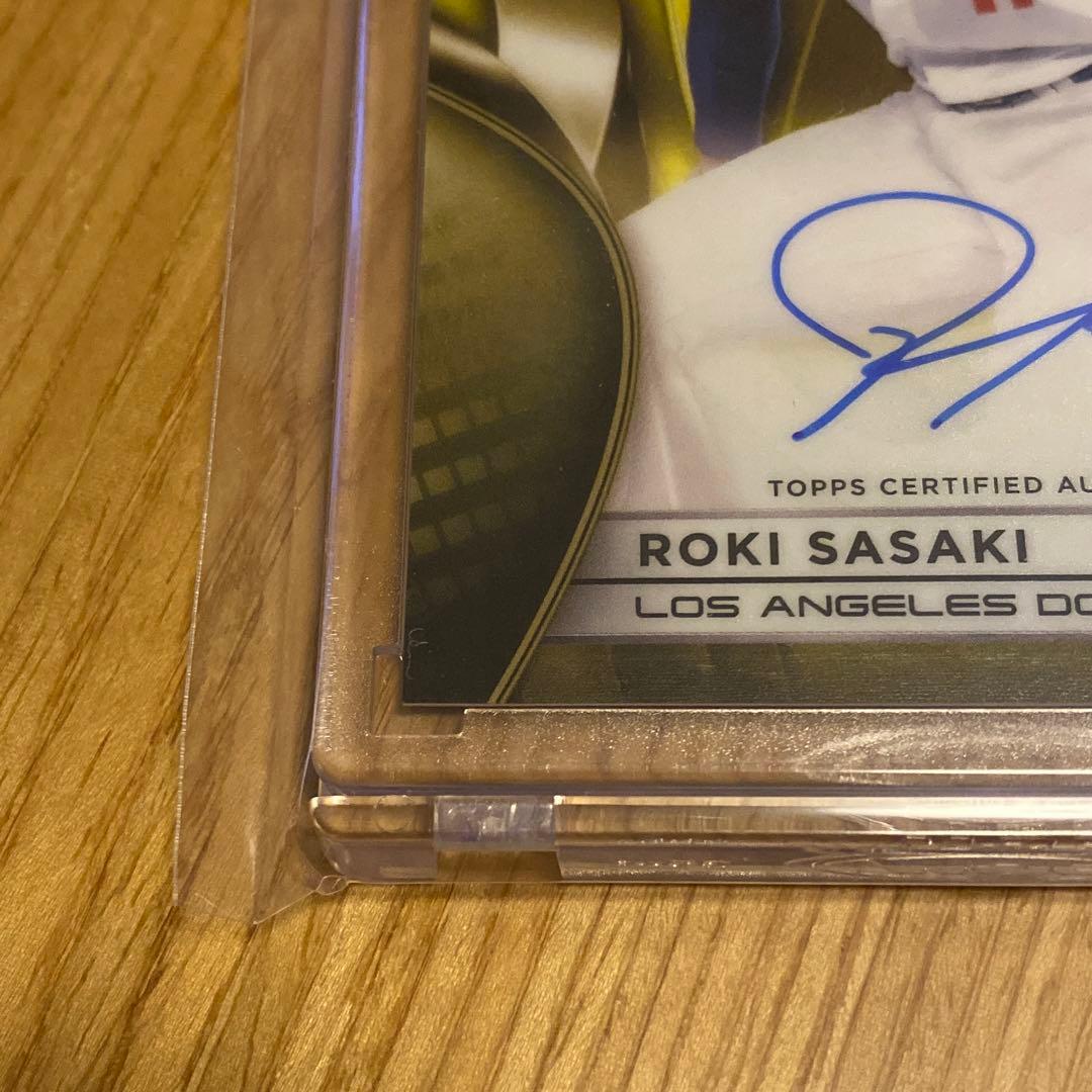 佐々木朗希 直筆サイン入りルーキーカード 5 50 UP786_INFO