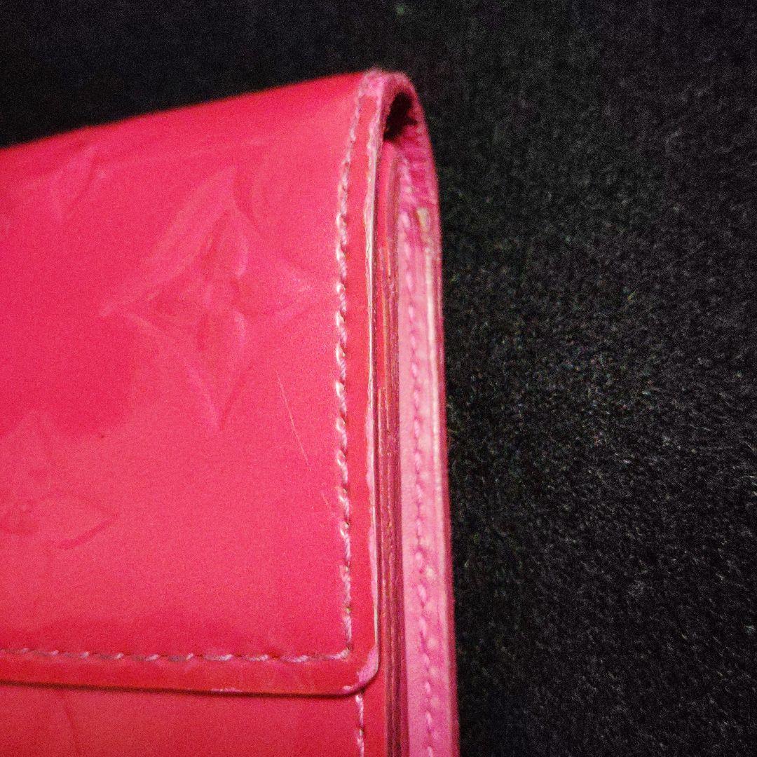 【LOUISVUITTON】ヴェルニ ポルトフォイユ サラ 長財布 ピンク