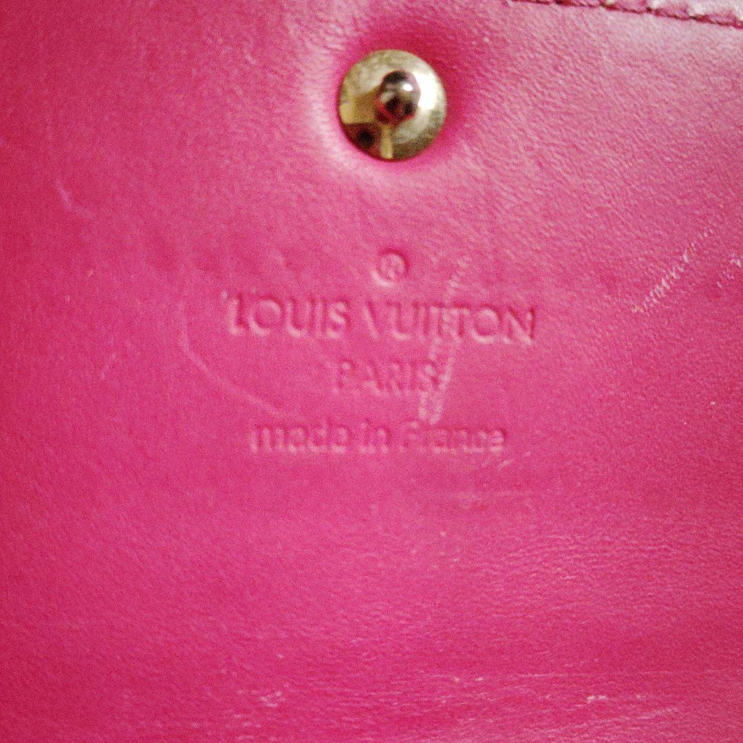 【LOUISVUITTON】ヴェルニ ポルトフォイユ サラ 長財布 ピンク