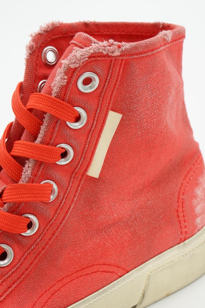 22SS BALENCIAGA バレンシアガ ダメージ キャンバス スニーカー
