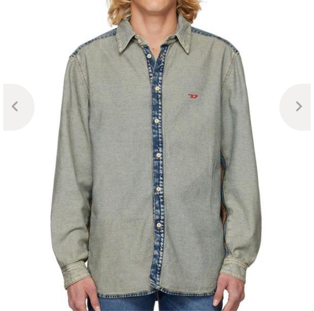 ディーゼルデニムシャツ ライトブルー長袖XS SS DIESEL