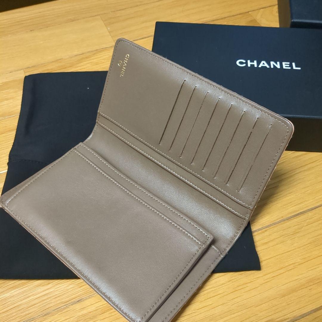 正規品]CHANELマトラッセ長財布ピンク