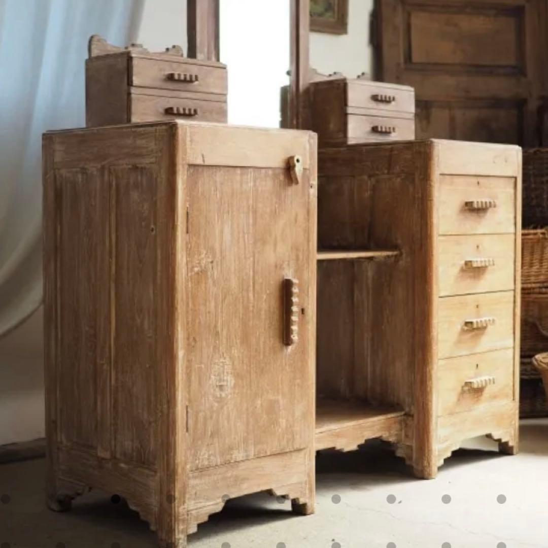 フランスアンティーク ドレッサーやや傷や汚れあり