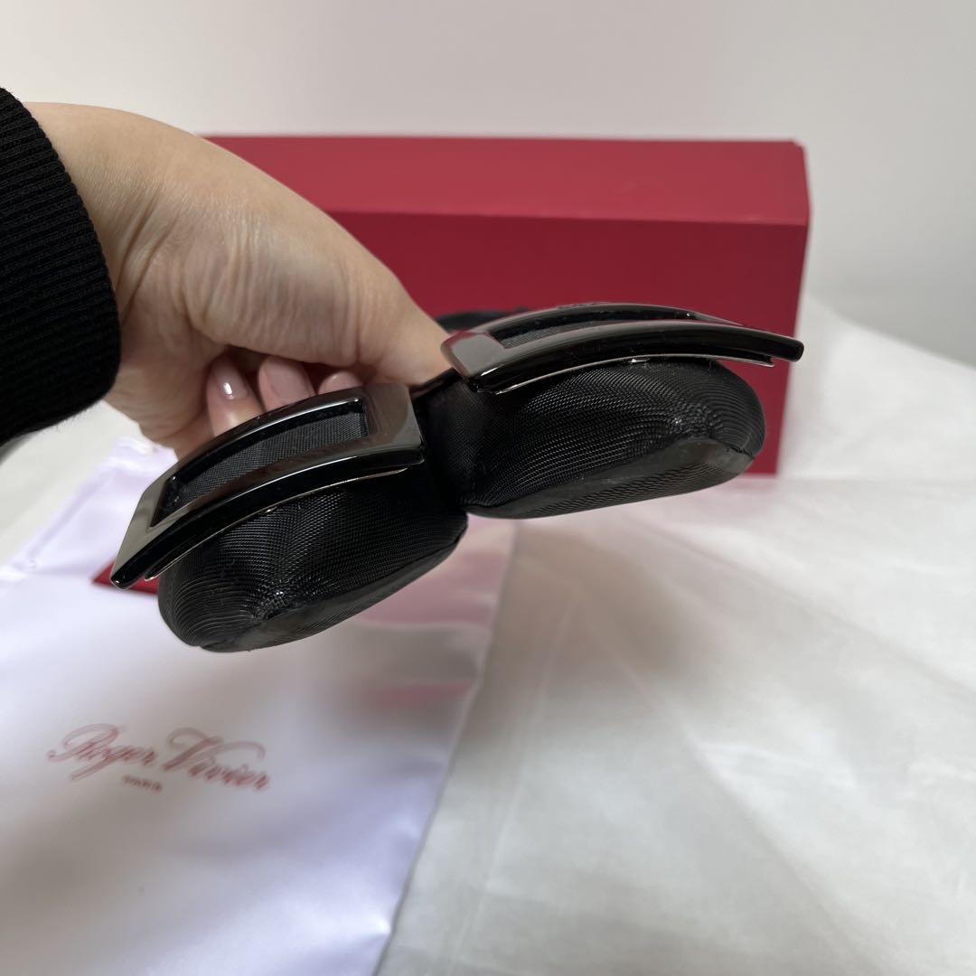 Mira 　Roger Vivier ゴメッティーヌ ネット バレリーナ