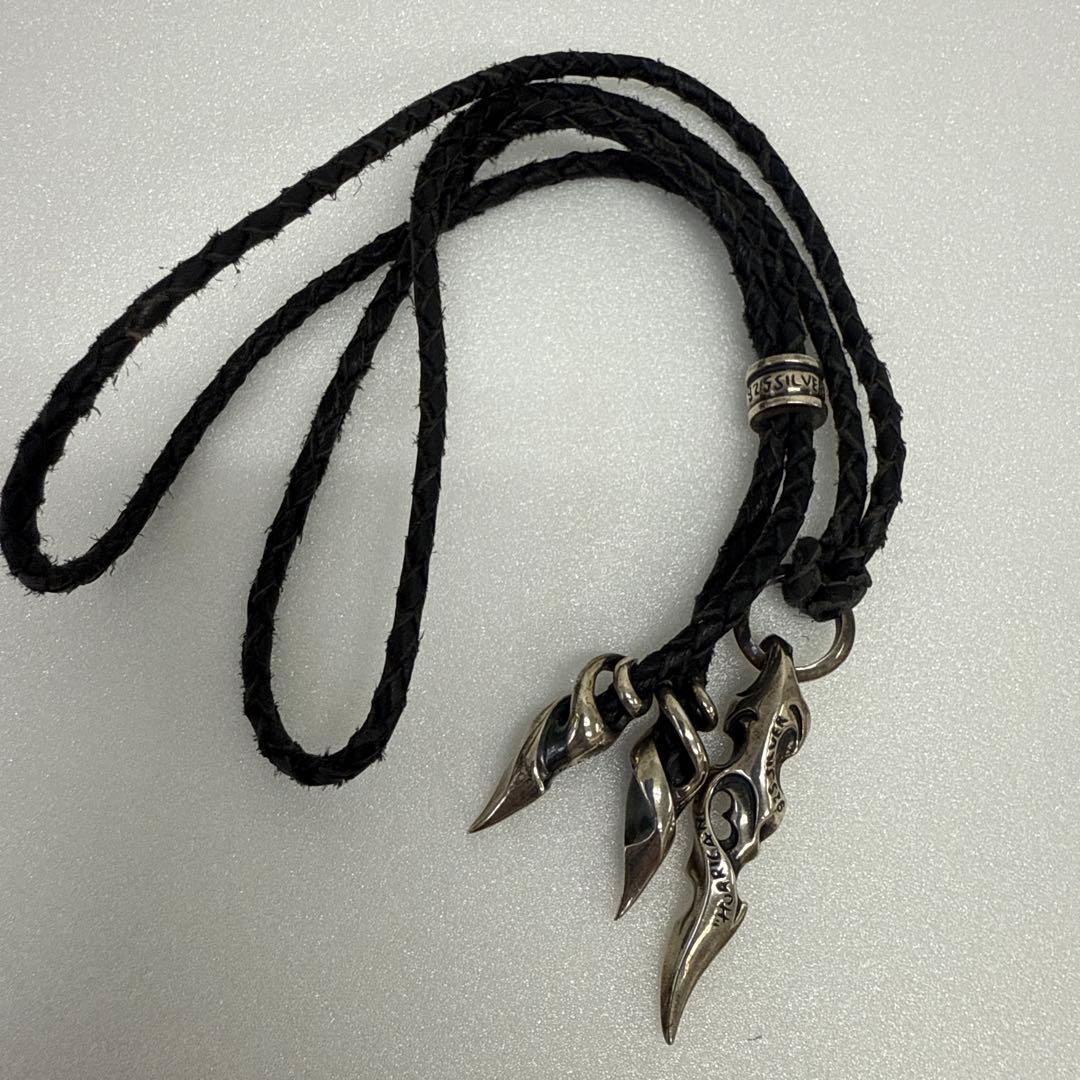 シルバー925 スピアヘッド ネックレス