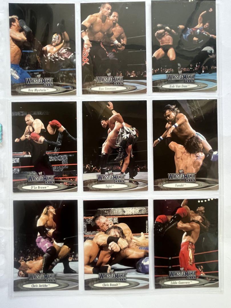 WWEプロレスカード36枚 ハルクホーガン、リックフレアー、ザ
