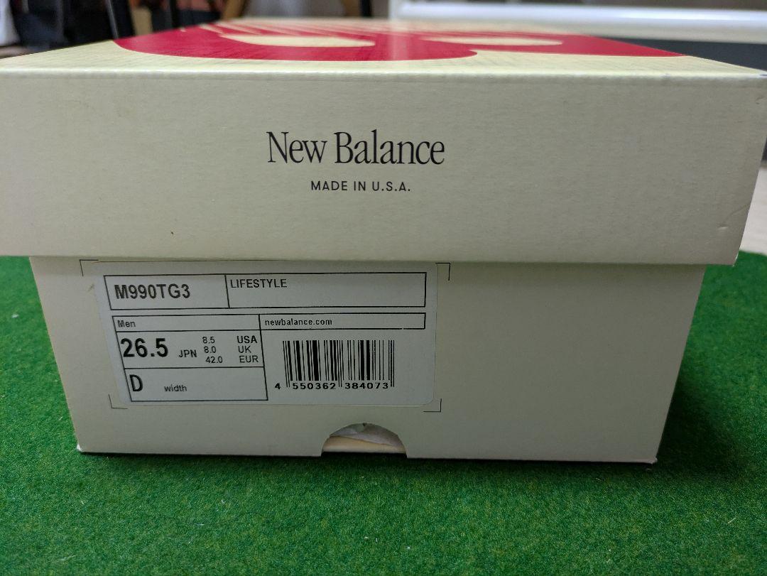 new balance ニューバランス M990TG3 26.5cm D