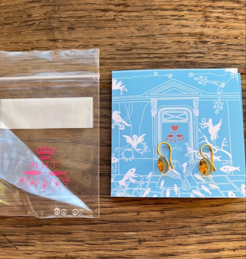 マリーエレーヌドゥタイヤック ミラーピアス エキストラスモール イエローゴールドMARIE HELENE DE TAILLAC