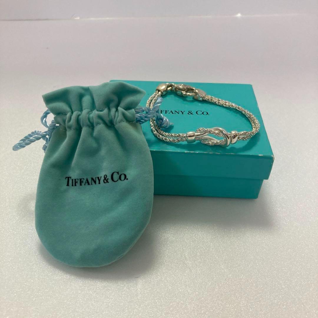 TIFFANY&Co.】ティファニー ダブルロープ ブレスレット シルバー