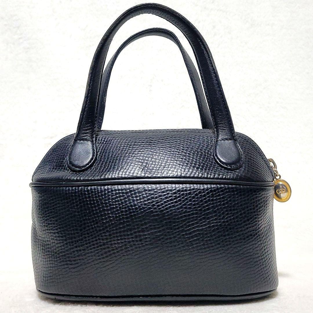 お気にいる 美品】Dior 2WAY ミニハンドバッグ レザー オーバルロゴ バッグ