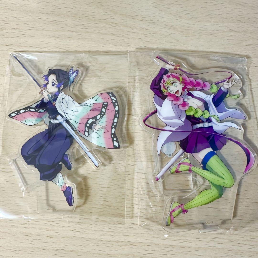 鬼滅の刃 甘露寺蜜璃 胡蝶しのぶ ufotable 購入特典 アクリルスタンド