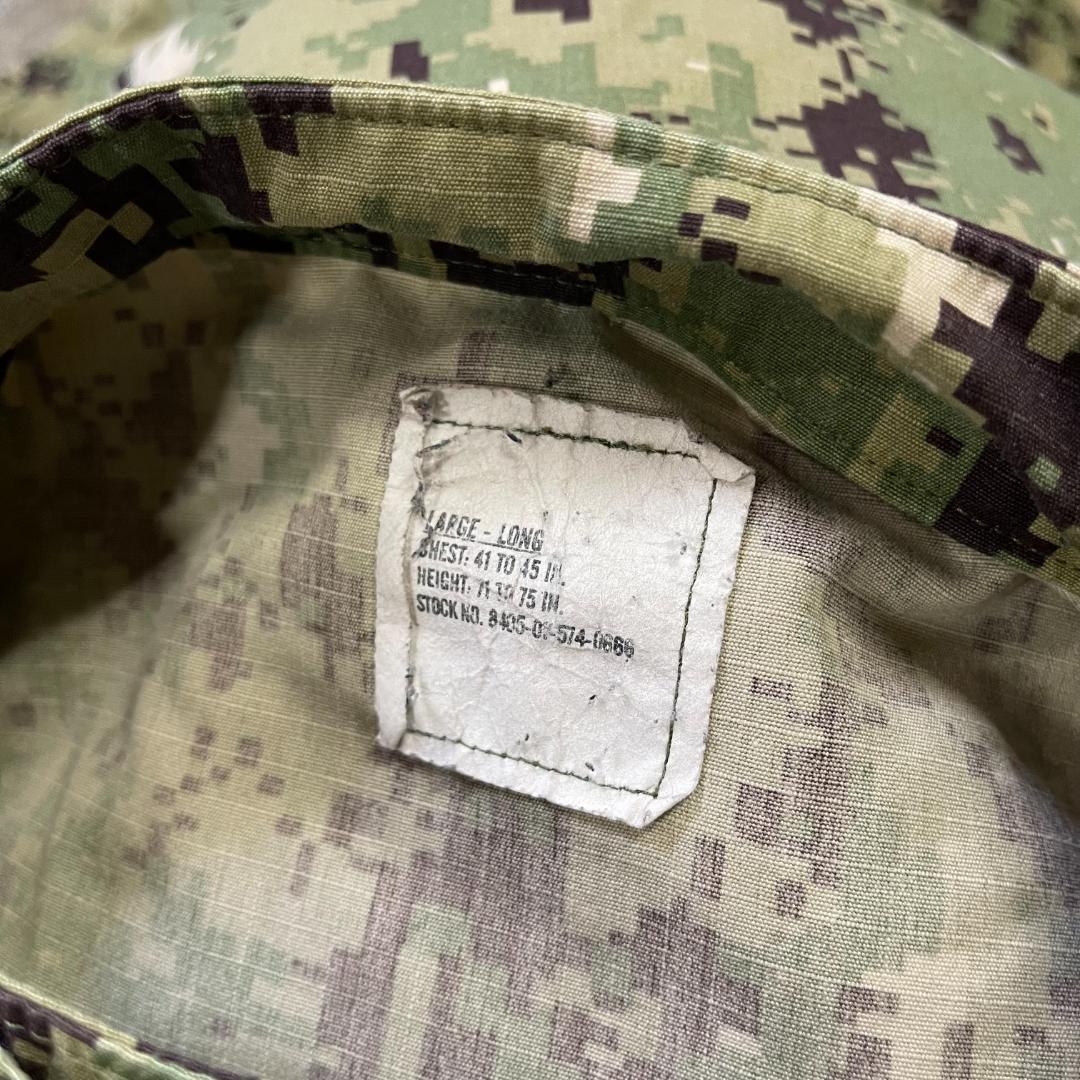 米軍実物 U.S. NAVY NWU セットアップ L ジャケット パンツ