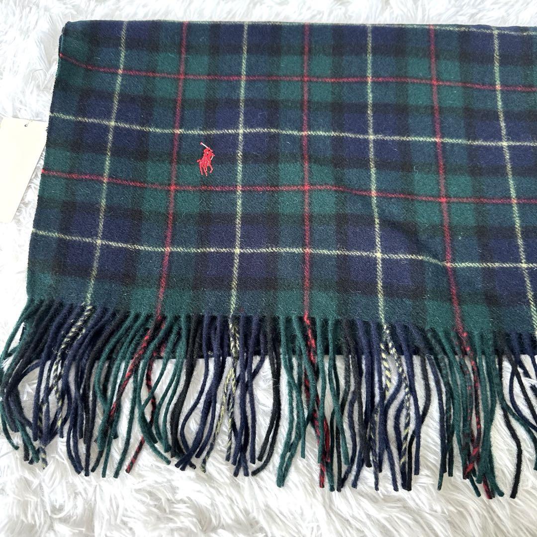 新品✨タグ付き ラルフローレン ブランケット 膝掛け チェック柄 箱付