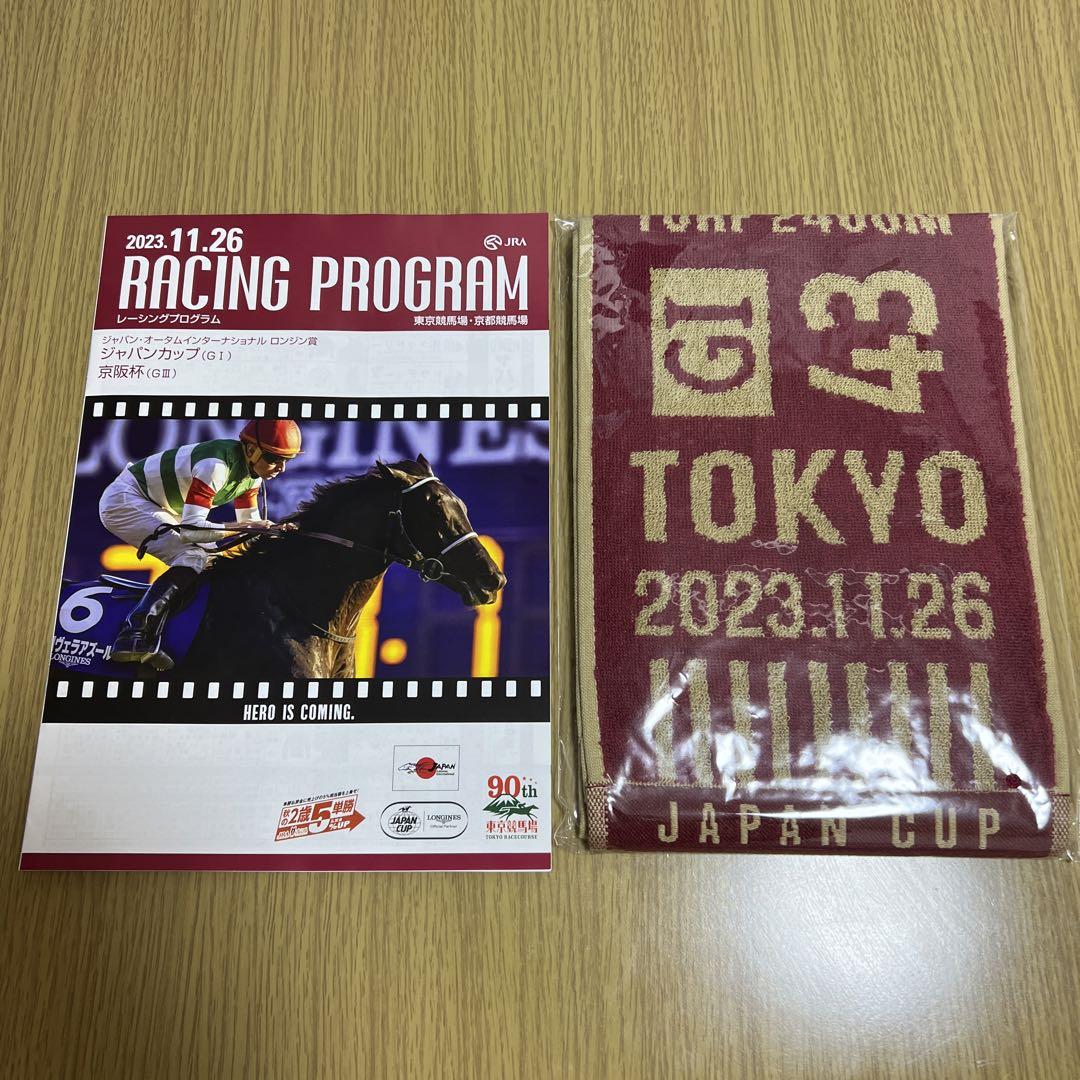 【競馬】ドウデュース・ジャパンカップマフラータオル型キーホルダー／入手困難 競馬】ドウデュース・ジャパンカップマフラータオル型