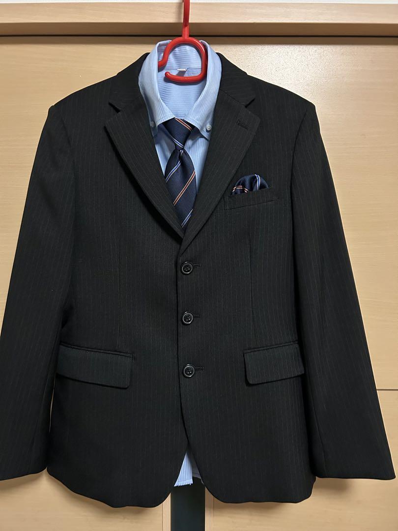 160cm 卒業式スーツ　男の子　セレモニースーツ6点セット