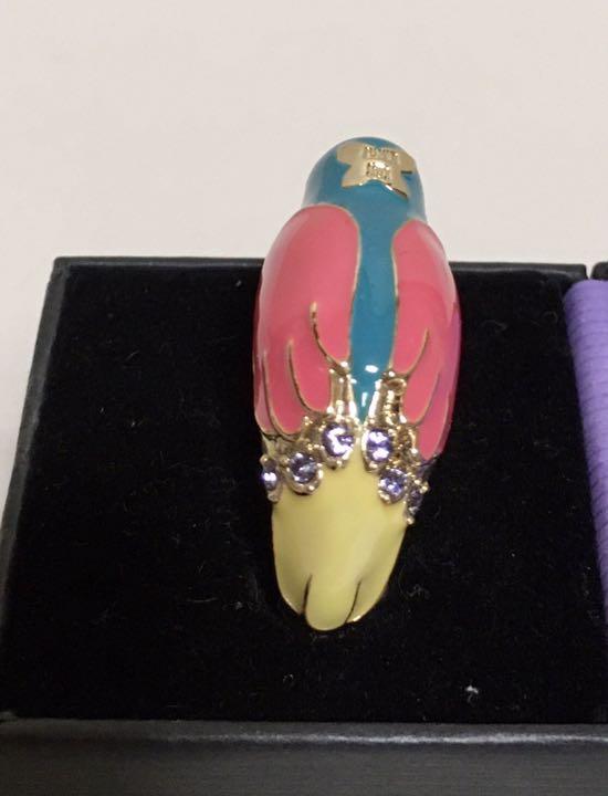 ANNA SUI⭐️動物リング ANNA SUI アナスイ オウム モチーフ リング 未使用 レア