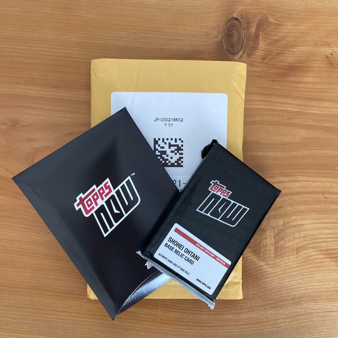 2024 Topps Now 大谷翔平開幕戦　レリックベースカード　99シリアル
