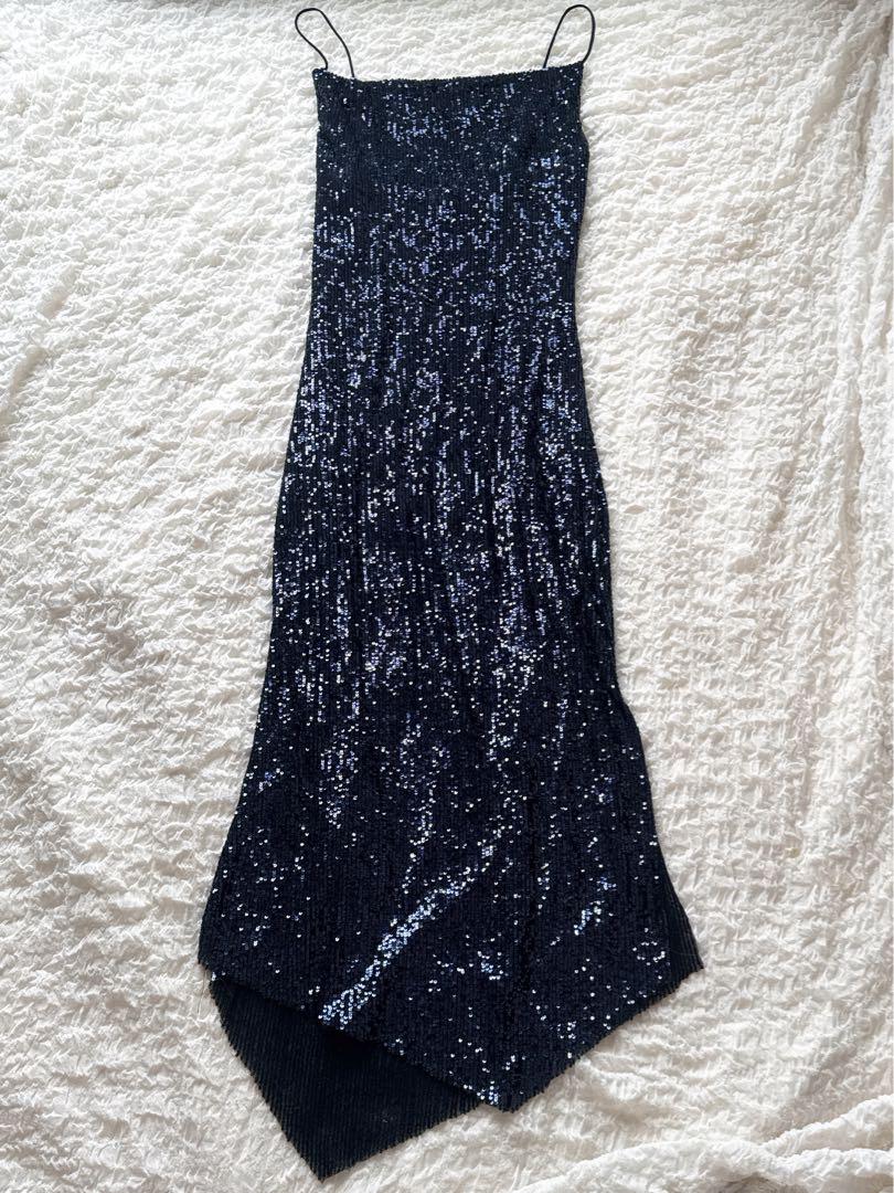 ZARA スパンコールワンピース ドレス