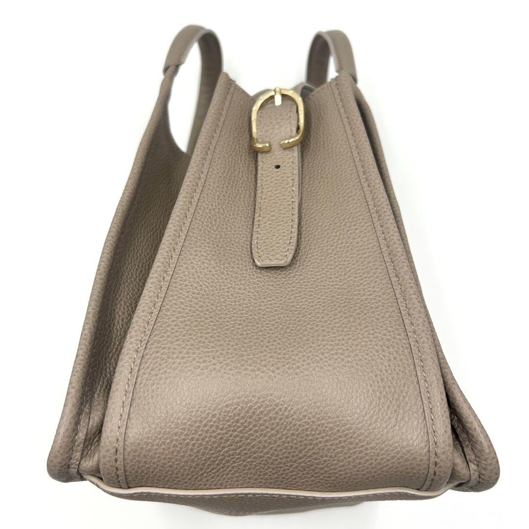 LONGCHAMP ロンシャン 2wayバッグ ル フローネ グレージュ LONGCHAMP ロンシャン 2wayバッグ ル フローネ グレージュ