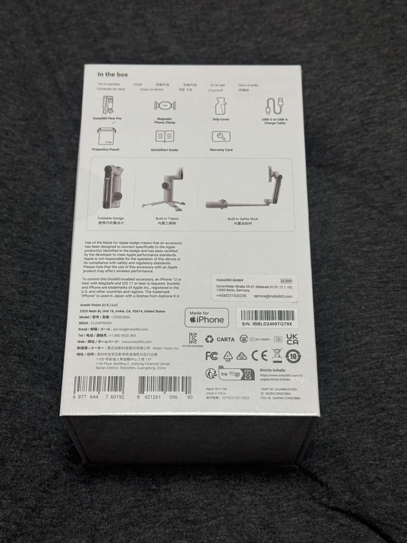 【新品】Insta360 Flow Pro スタビライザー