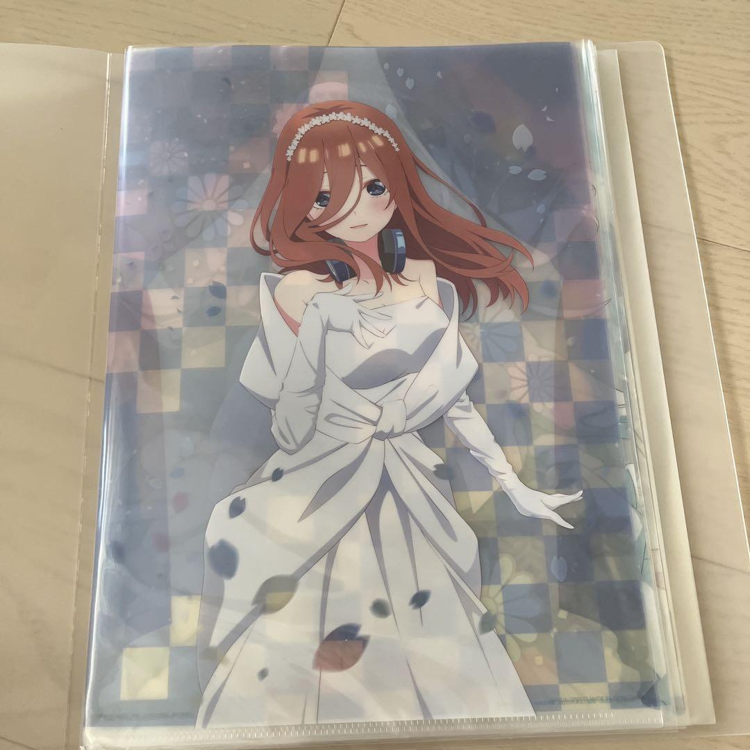 日本限定 クリアファイル 中野三玖 セット メルカリ - バラ売り可 クリアファイル