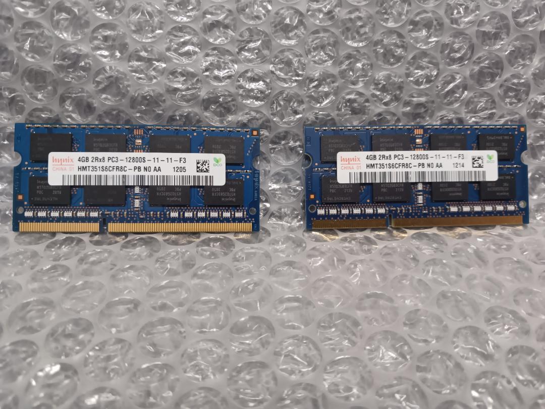 Hynix 4GB×２　 DDR3 　　メモリ