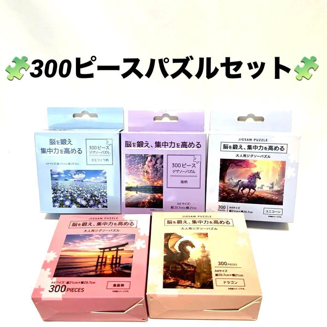 ✨脳トレ✨ 300ピース ジグソーパズル 5個セット 大人用 - メルカリ