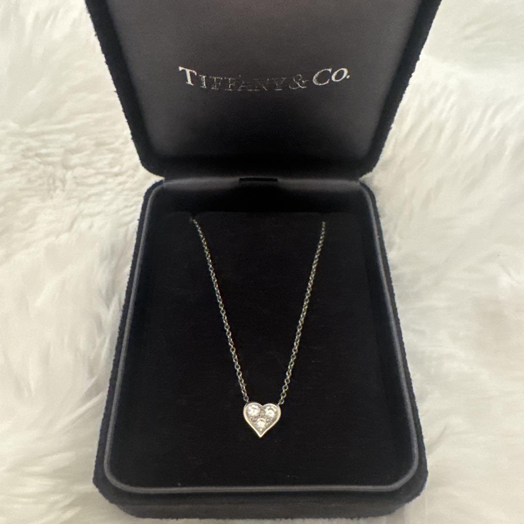 Tiffany & Co. センチメンタルハート　ダイヤネックレス