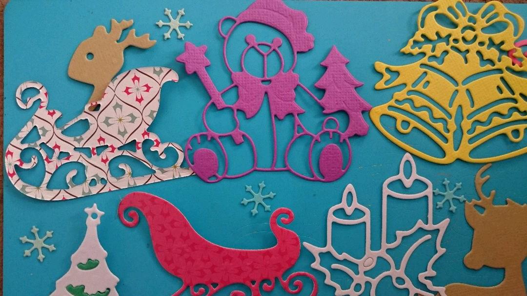 アルバム素材① クリスマス 冬 アルバム カード