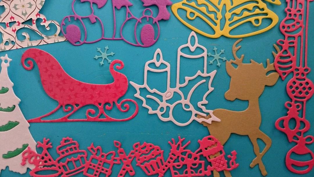 アルバム素材① クリスマス 冬 アルバム カード