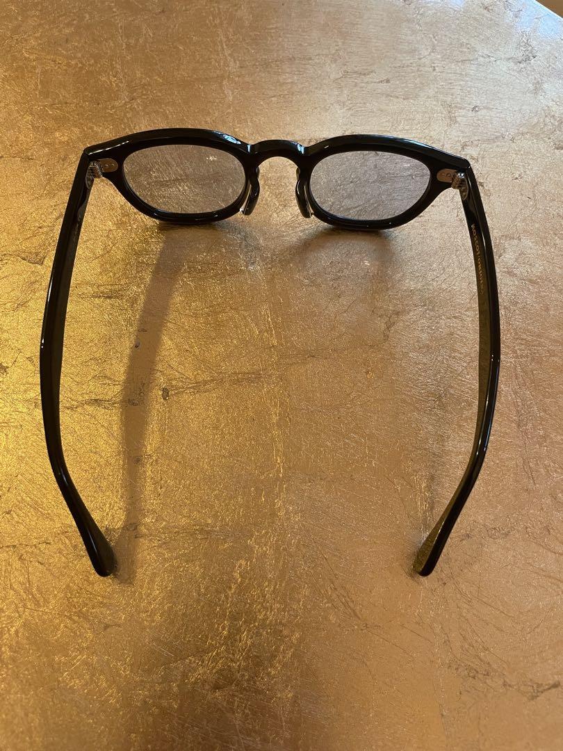 MOSCOT レムトッシュ ブラック ラウンドサングラス ケース付き